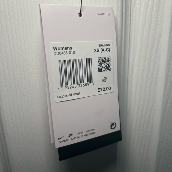 NWT NIKE Alpha Women's High-Support Padded Zip-Front Sports Bra- Black/ Size XS - Picture 9 of 9